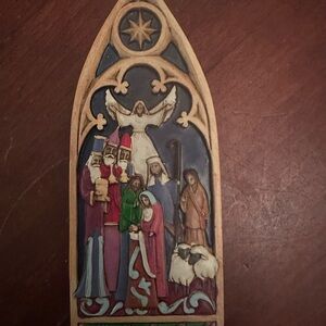 Jim Shore Heartwood Creek Nativity Scene Holiday Ornament